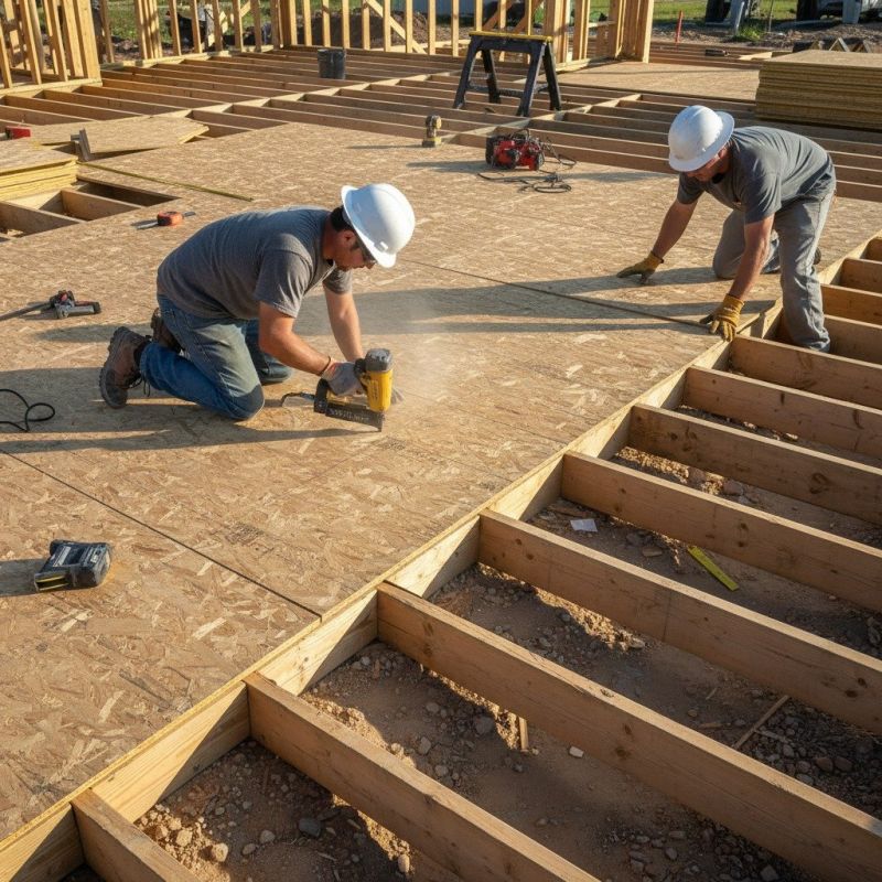 Plywood Flooring Installation in Conroe, TX